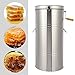 2 Frame Stainless Steel Honey Extractor,Stainless steel beekeeping professional honey press Manual Honey Extractor,Honey Extractor Separator Beekeeping Tools Bee Machine