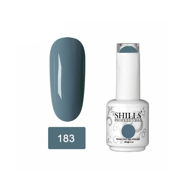 Image of Shills Professional Uv /Led Soak Off Gel Polish (Gel Nail Polish) Glossy Finish Nail Polish Color Shade 183, 15 Ml