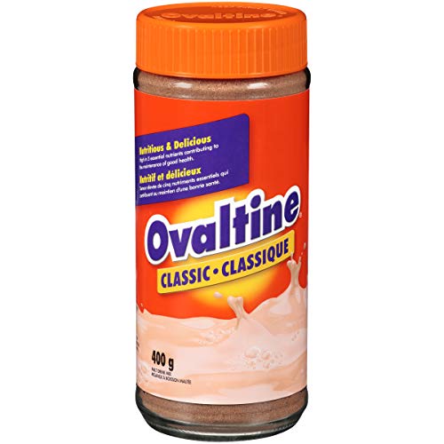 Ovaltine Classic Malt Drink Mix, 400g Jar (Pack of 6)