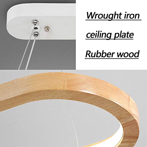 Lampade a Sospensione a LED in Legno Massello 36W