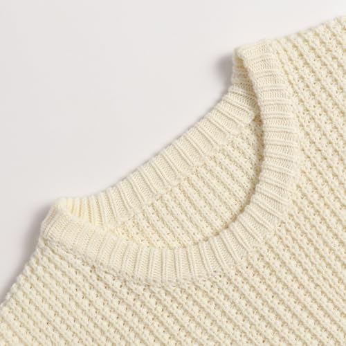 Men's Crew Neck Sweater Soft Casual Sweater Classic Pullover Sweater Featuring Ribbed Trim3