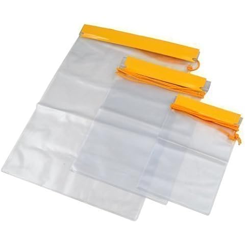 Accessotech 3 x Waterproof Dry Bags For Camera Mobile Phone Pouch Backpack Kayak Military Sailing Holiday Cover