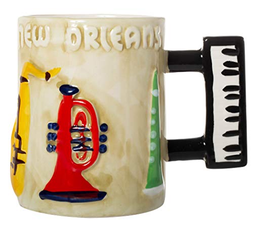 Taza de café souvenir musical en cerámica miniatura 4