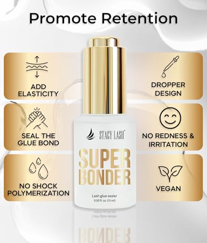 STACY LASH Super Bonder for Lash Extensions/Locks Eyelash Glue Fumes/Lash Extension Primer Complement/Lash Bonder for Mink Individual Lashes/Eyelash Extension Supplies