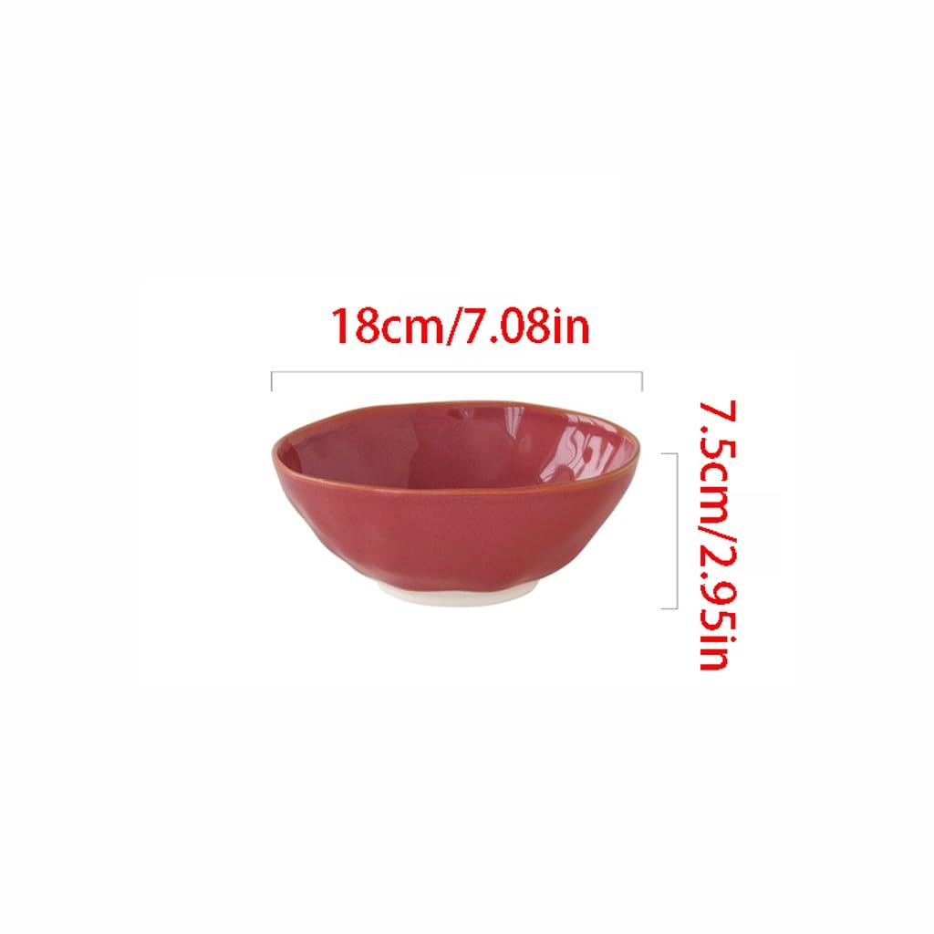 Miska do sałatek domowa ceramiczna miska kreatywna miska na ryż miski do kuchni (2)