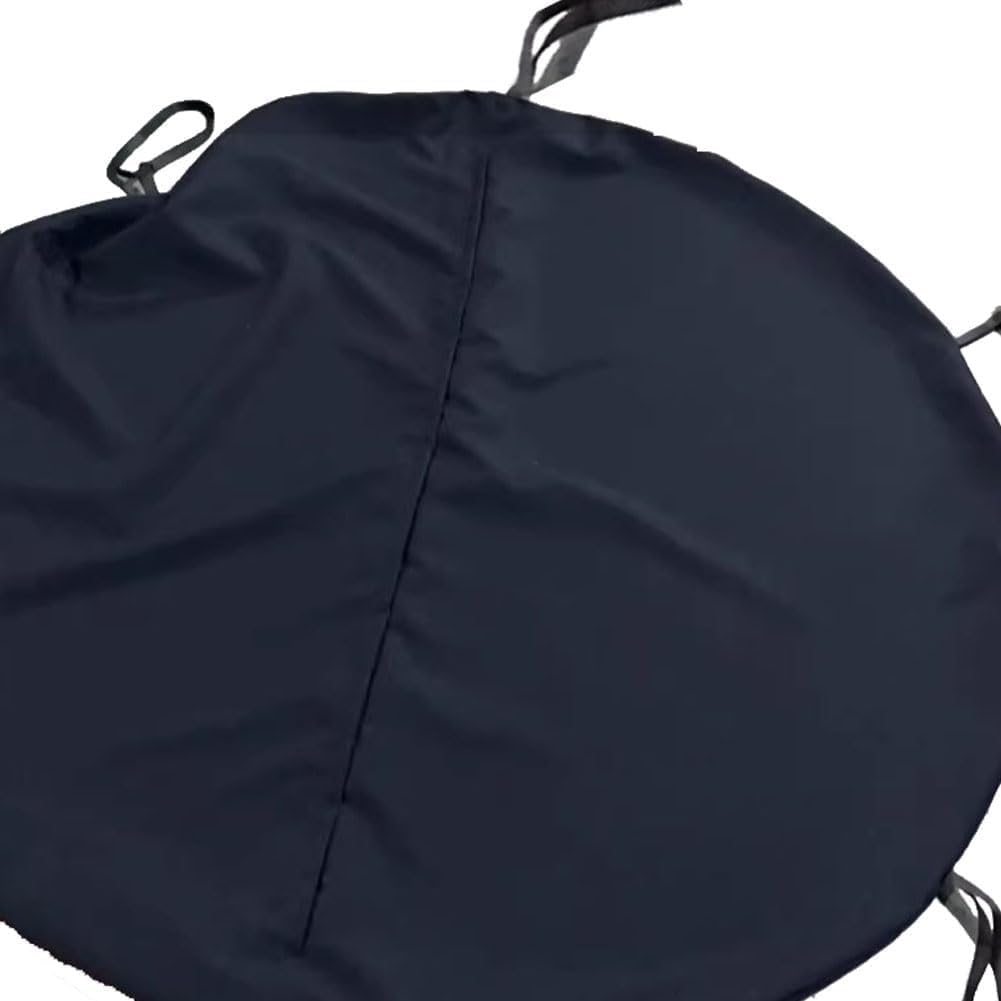 Housse de Coussin Papasan Housse de Coussin de Chaise Papasan résistante à l'eau faciles à Nettoyer pour intérieur et extérieur Tissu Oxford 210D avec Fermeture(Dark Gray,130cm/51.2in)