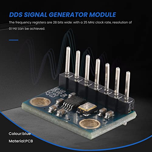 Módulo generador de señal DDS AD9833 con microprocesadores programables de interfaz serial 7