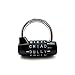 Padlock,combination padlock,5 dial padlock,5 letter lock,5 code padlock,gym locker lock,for indoor, outdoor,locker room,locker room, gameprop,warehouse,school,dormitory,hostel,bicycle,gate,fence,black