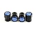 EVPRO Tire Valve Stem Caps 4 Pack Black fit for Subaru Accessories