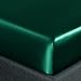 Homiest 4pcs Satin Sheets Set Luxury Silky Satin Bedding Set with Deep Pocket, 1 Fitted Sheet + 1 Flat Sheet + 2 Pillowcases (Queen Size, Blackish Green)