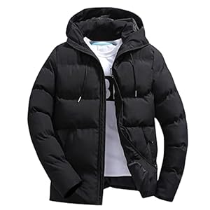 Doudoune Hiver Homme Veste Slim Fit à Capuche Chaud Vestes Parka Manteau Chaud pour Homme Vestes Décontracté Parka Hommes Parkas Veste Hommes Grande Taille