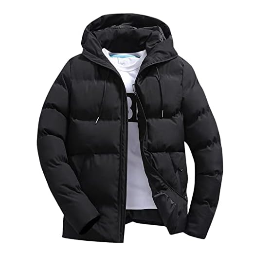 Doudoune Hiver Homme Veste Slim Fit à Capuche Chaud Vestes Parka Manteau Chaud pour Homme Vestes Décontracté Parka Hommes Parkas Veste Hommes Grande Taille