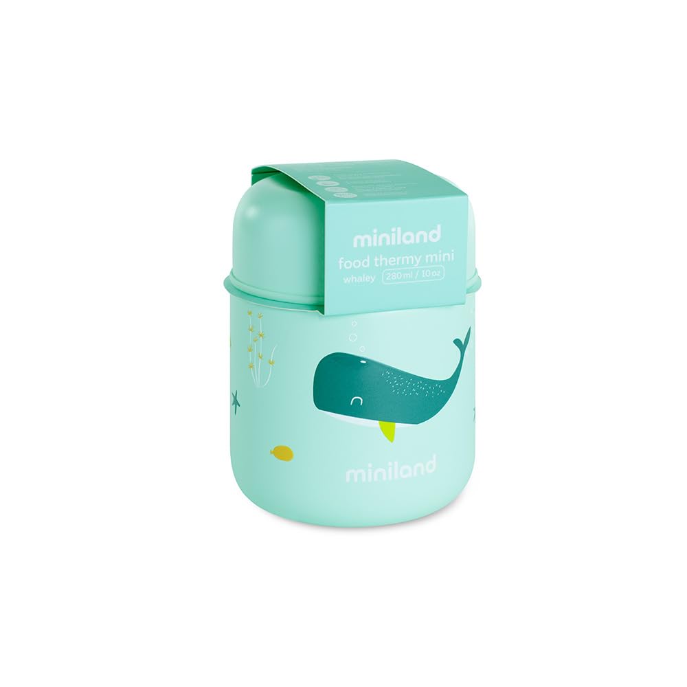 Miniland Thermos Bebè Alimenti 280ml Acciaio Inox Doppia Parete