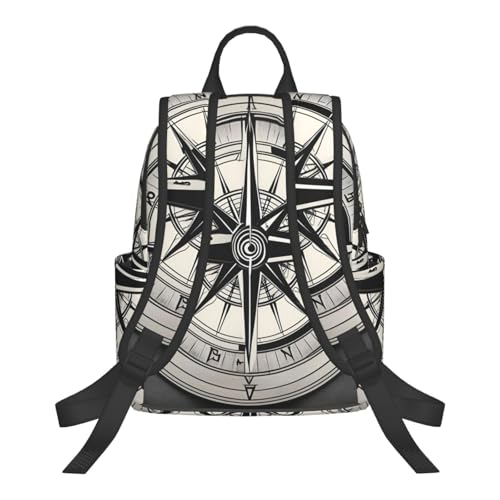 Mochila Ligera con Estampado de Navegación para Camping y Viajes miniatura 3