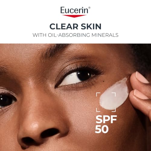 Eucerin Clear Skin Face Sunscreen Lotion, SPF 50, 2.5 FL OZ - image 2