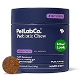 PetLab Co. Probiotics for Dogs - Support Gut Health, Occasional Diarrhea, Digestive Health, Paw Licking & Seasonal Allergies, Pork Flavor, 30 Soft Chews, Formulated for Medium Dogs, Packaging May Vary