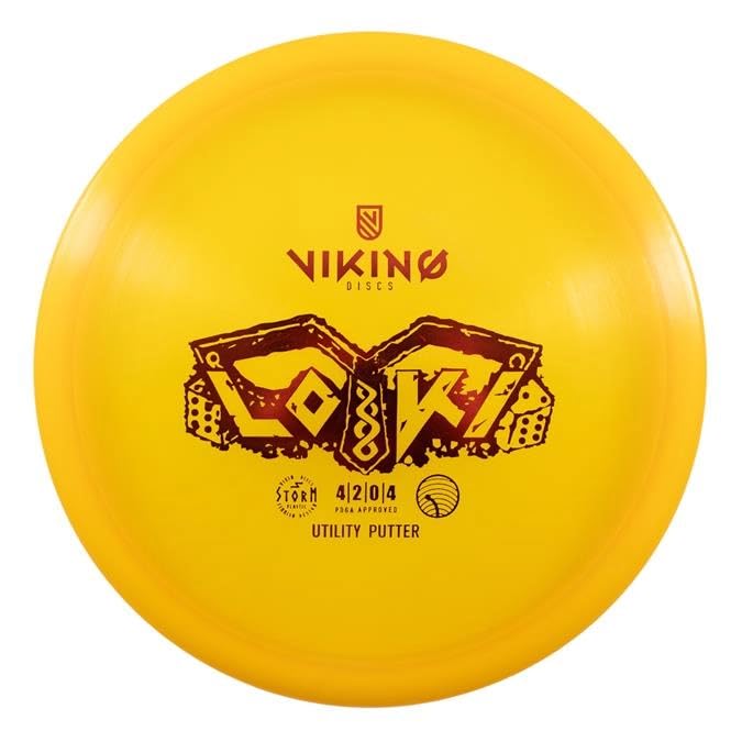 Viking Discs Loki Overstable Approach Disc | Putter and Midrange Crossover Disc | Storm Plastic