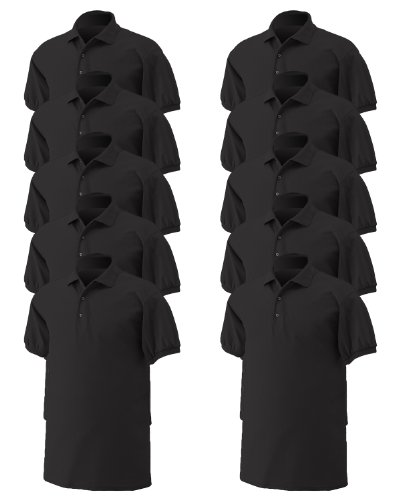 Polos de sport anti-humidité Gildan lot de 10 contre la chaleur pour homme