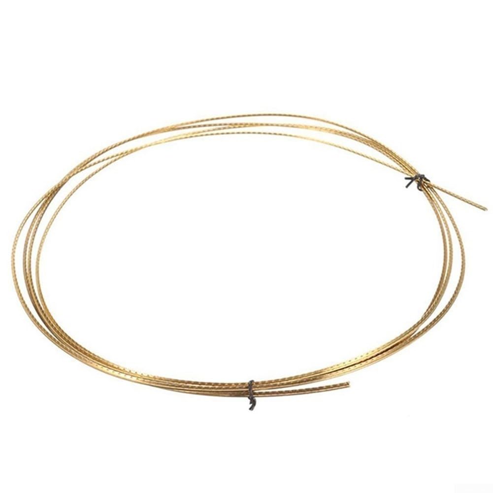 2 5 Metre Brass Guitar Fret Wire for Fingerboard DIY Use Suitable for Acoustic and Electric Guitars Plus Electric Bass with Various Width Options (1.6MM)