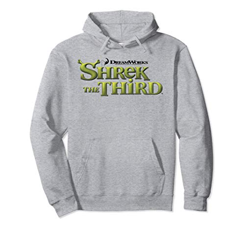 Shrek The Third DreamWorks Ogre Title Logo Pullover Hoodie