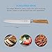 Messermeister Oliva Elite 9” Scalloped Bread Knife - Fine German Steel Alloy Blade & Natural Mediterranean Olive Wood Handle - Rust Resistant & Easy to Maintain