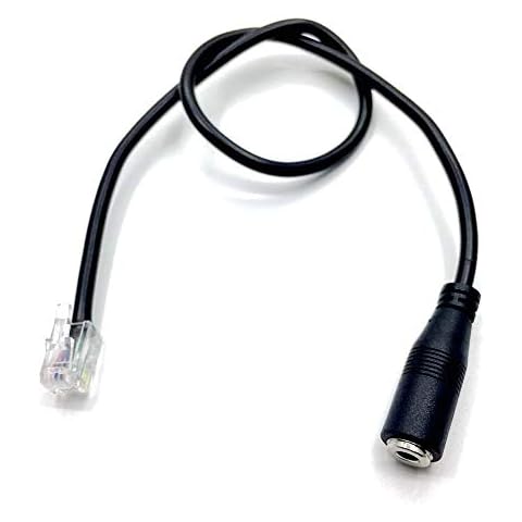 AVIMABASICS Premium Female 3.5mm OMTP Smartphone Headset to Male RJ9 for Cisco Telephone Plug Adapter Cable - PH35-RJ9 Cisco 9961 7940 7941 7942 8841 8845 9941 (1 Pack) Cover