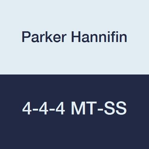 Parker 4-4-4 MT-SS Stainless Steel 316 Pipe Fitting, Tee, 1/4" NPT Male (Pack of 5)