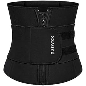 Neoprene Sauna Waist Trainer Belt for Women Sweat Waist Trainer Corset Waist Trimmer,Waist Cincher Shaper Zipper