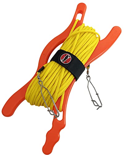 Float Line with Winder for Boating, Towing a Float or Buoy While Spearfishing Snorkeling and Scuba
