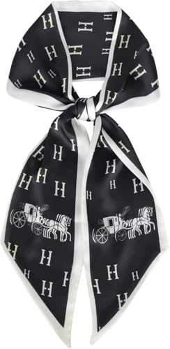 EXTREE Satin Scarf Mulberry Silk Printed Head Wrap Hair Band 7"" x 59""