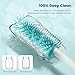 Electric Bottle Brush Cleaner Set, Bear-Shaped Travel Baby Bottle Cleaner Kit with Silicone Nipple & Straw Brush, Soap Dispenser, Drainage Rack, Storage Box(Blue)