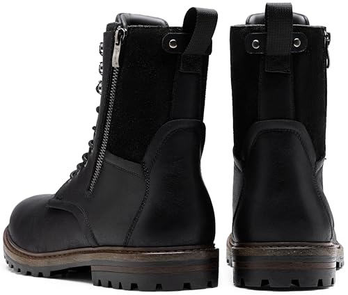 Image of JOUSEN Boots for Men Leather Casual Dress Shoes combat Boots men