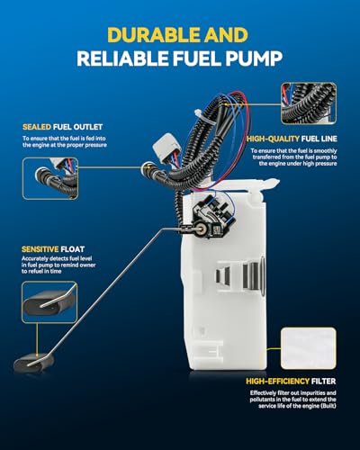 Image of PHILTOP Electric Fuel Pump Assembly FG1222 Fit for Jeep Liberty