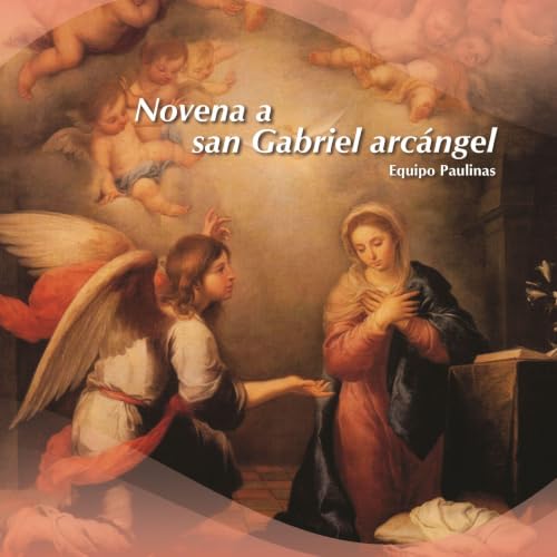 Diseño de la portada del título Novena a san Gabriel arc&aacute;ngel