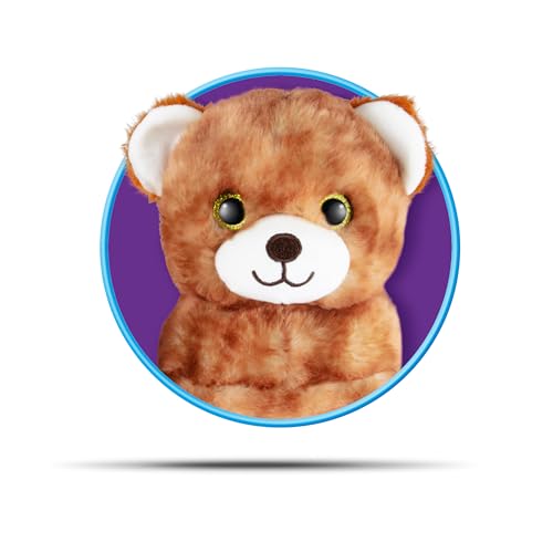 Image of Cloudz Kids Super Soft N' Cuddly Animal Airplane Travel Neck Pillow! Keep Children Comfy and Supported with a Buddy While Traveling or just Resting at Home - Brown Bear