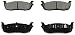 DuraGo BP711 C Rear Ceramic Brake Pad
