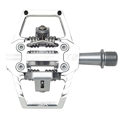 HT Components T2-SX Pedals - Dual Sided Clipless with Platform Aluminum