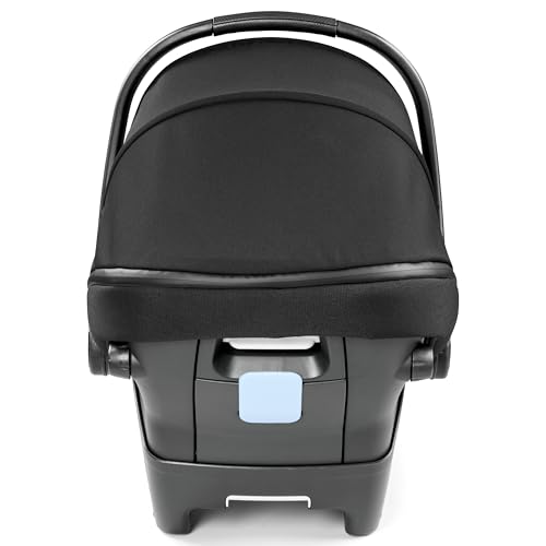 Image of PEG Primo Viaggio Lounge - Rear Facing Infant Car Seat - True Black | Reclining Rear Facing Infant Car Seat, Includes Base with Load Leg & Anti-Rebound Bar, for Babies 4 to 30 lbs, Made in Italy