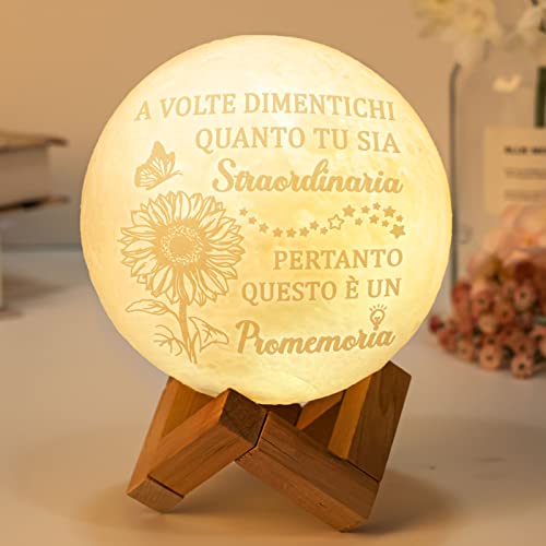 Vetbuosa Regalo donne compleanno, Regalo donne - 3D Incisione lampada...