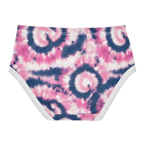 Girls Underwear Toddlers 2t Cotton Cute Panties Girl Animal Briefs Girls Undies Tie Dye Floral Navy Pink2