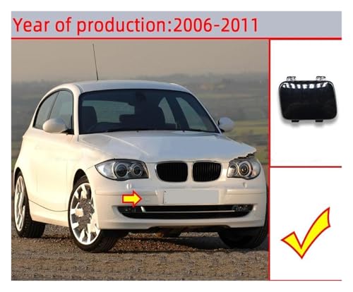 Cache remorquage BMW E87 E81 argent résout votre pare-chocs vide