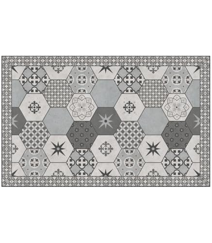 NOVOTEX - Tapis Vinyle Brutus Grey 120x170cm