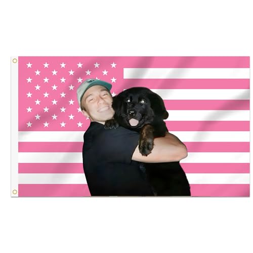 Shmbada DrewStarkey Rafe Cameron 3x5 Foot Decorative Flag with 2 Brass Grommets for Indoor Double Stitched Wall Hanging Room Decor Tapestry College Dorm Room Porch Outside Decorations