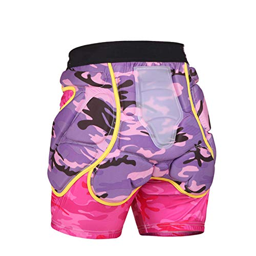 haozai Protektorenhos Schutzhose Gepolsterte Protektorhose Snowboardhose Snowboard Shorts Hüfte Protektor Widerstand Atmungsaktive Sporthose Cover