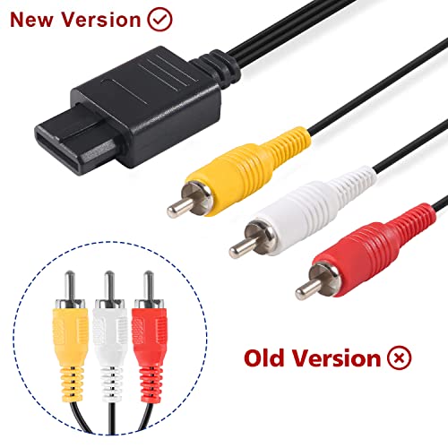 Aokin 75-1 Audio Video Av Cable Cord For Nintendo 64 N64 thumb #1