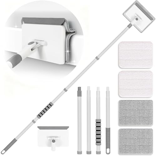 Baseboard Cleaner Tool with Handle, 55.9’’ Baseboard Cleaner with...