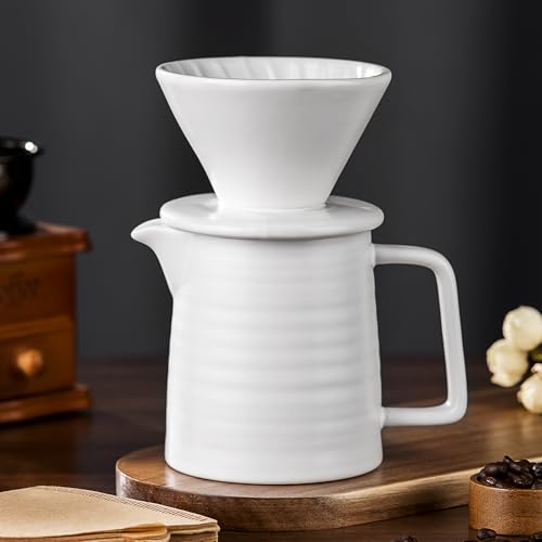 Machine à café manuelle en céramique pour vos pauses douces au bureau - 3