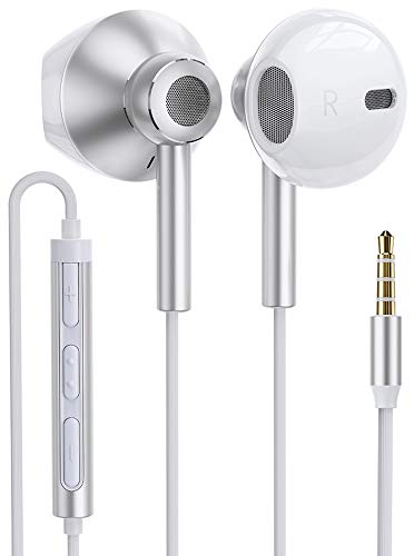 Linklike Quad Dynamic Drivers Hi-Res Extra Bass Earbuds Headphones Noise Isolating Wired Earbuds