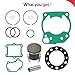 JAVIK Top End Rubuild Kit with 66.4mm Piston Ring Gasket O-Ring for Honda CR250R 1997-2001 O.E.M# 13101-KZ3-B10