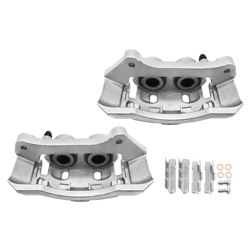 Front Right & Left Disc Brake Calipers Assembly with Bracket Compatible with Dodge Ram 1500 2006-2008, for Dodge Ram 2500 2003-2008, for Dodge Ram 3500 2003-2008, 18-B4890 18-B4891 by GAIASURGE - Used condition - US$142.49